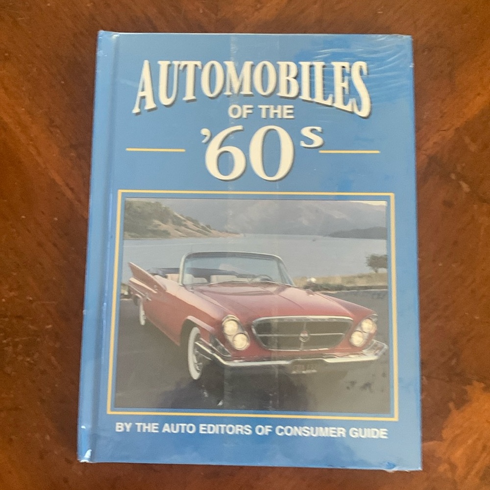Automobiles of the 1960’s Hardcover Book Factory Sealed New